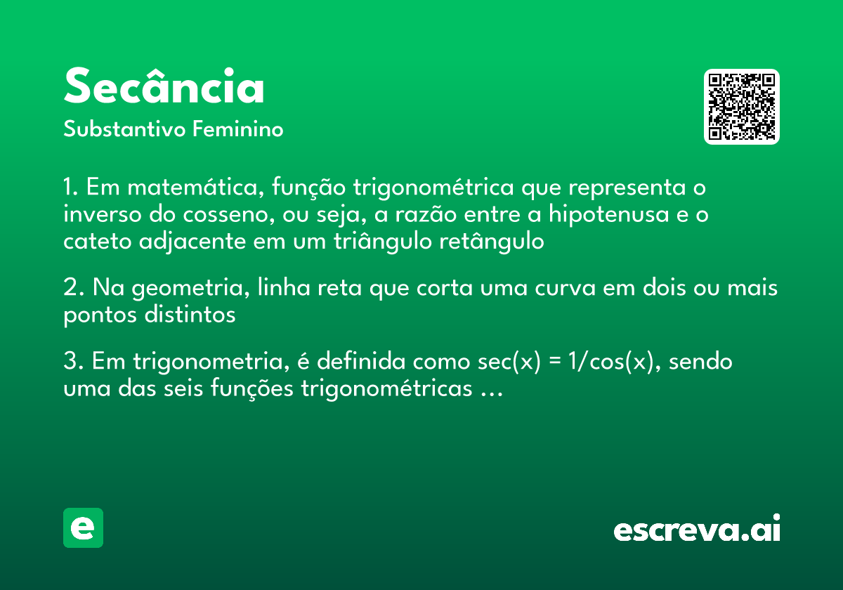 secância