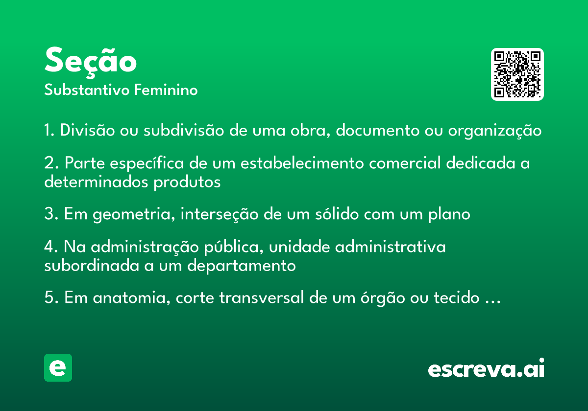 seção