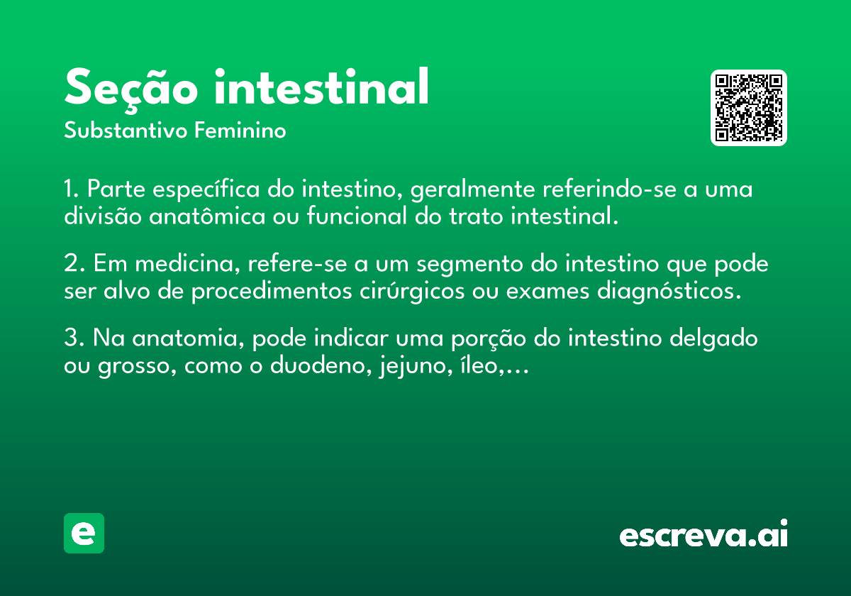 seção intestinal