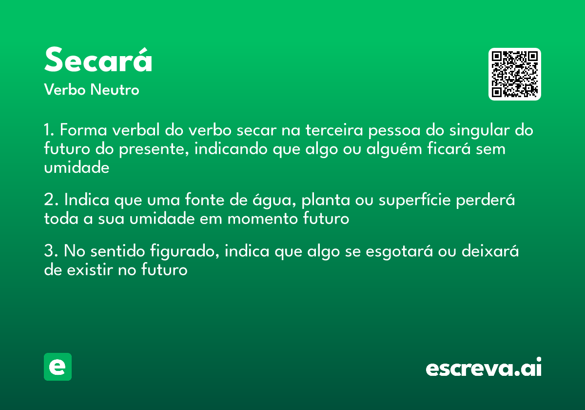 secará