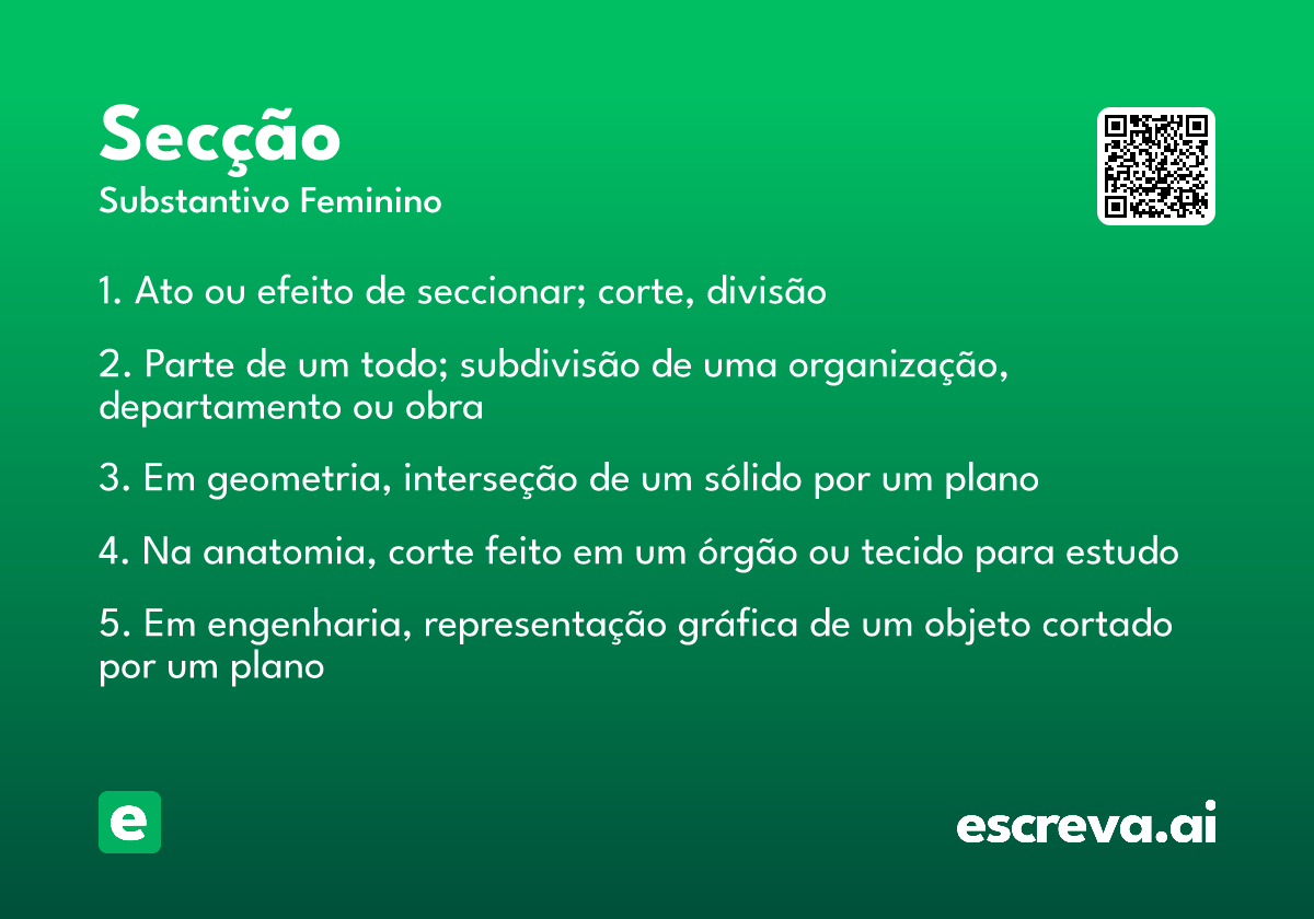 secção