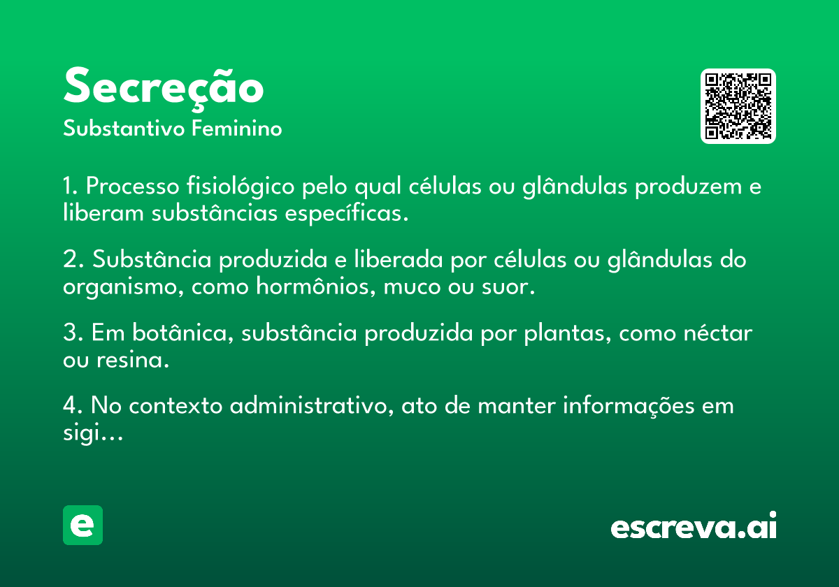 secreção