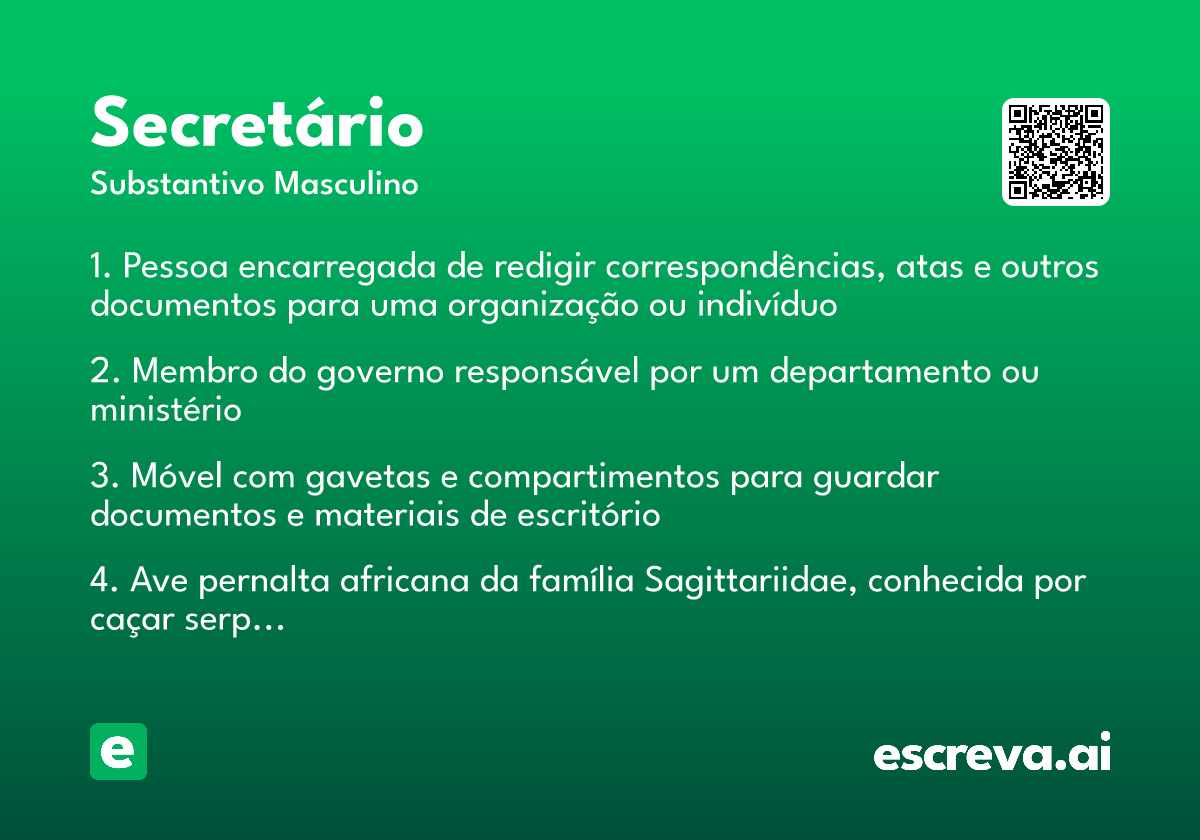 secretário