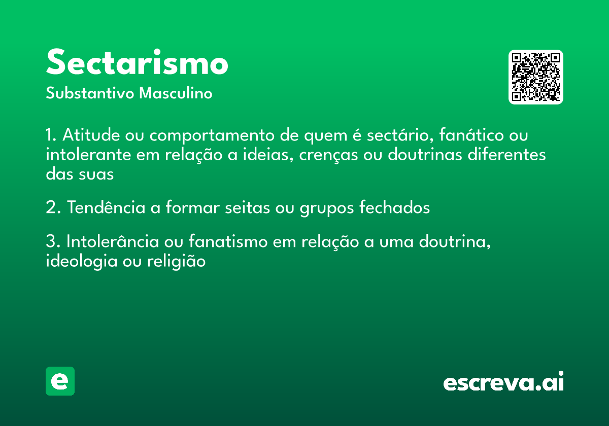 sectarismo