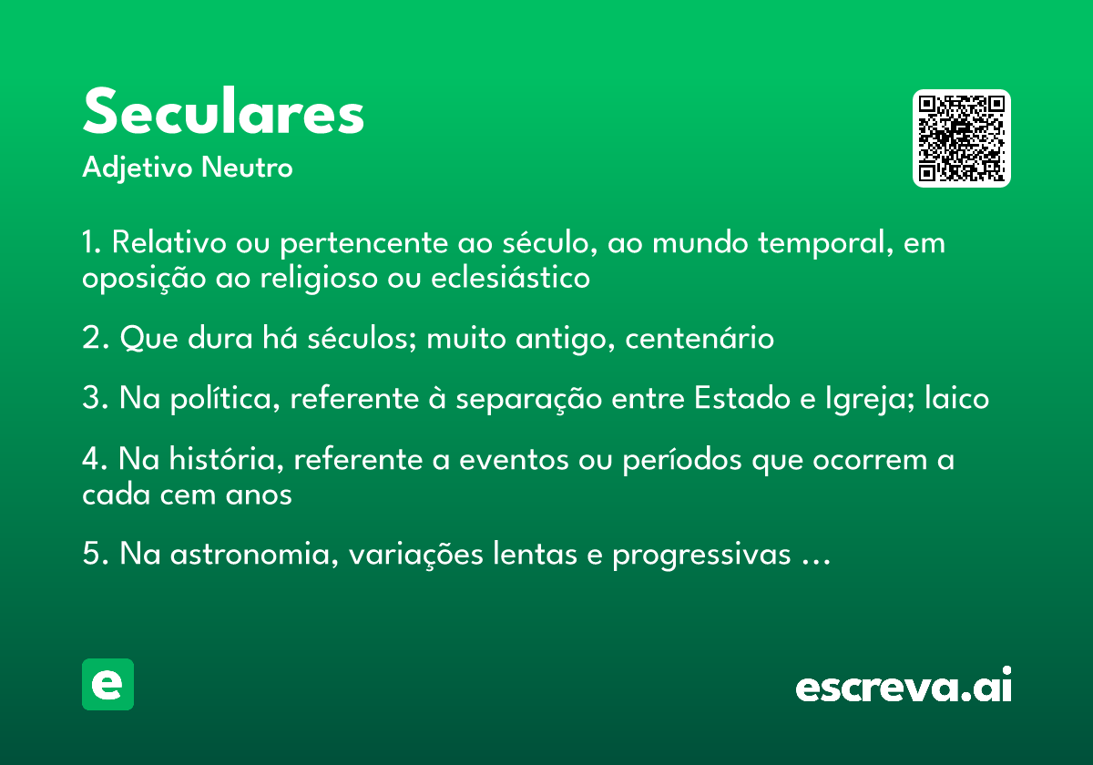 seculares