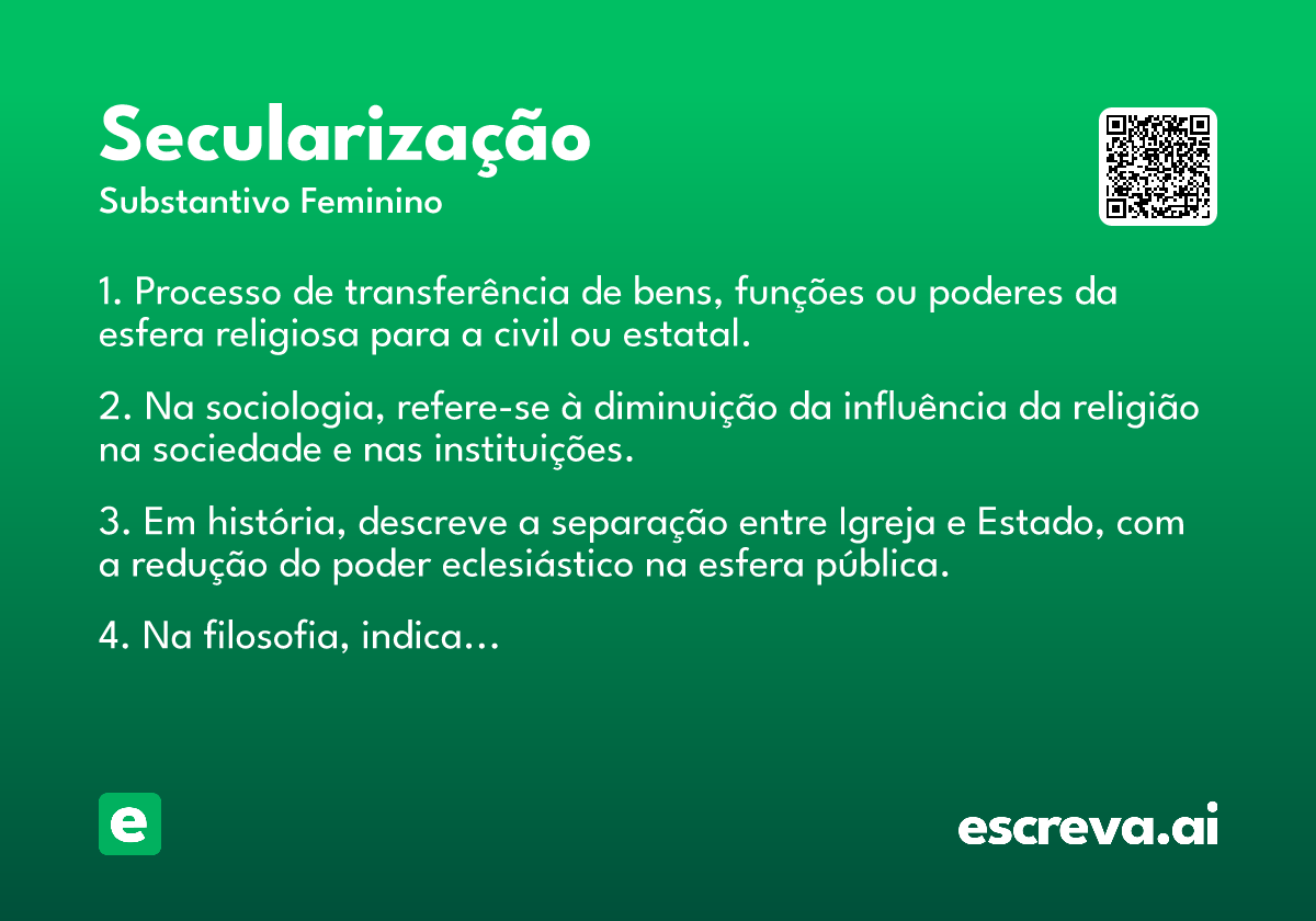 secularização