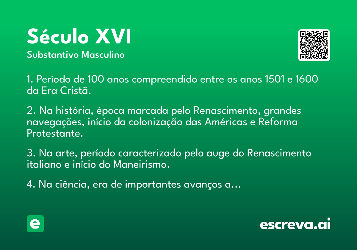 século XVI