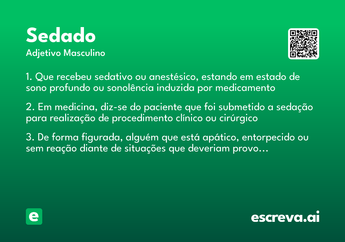 sedado