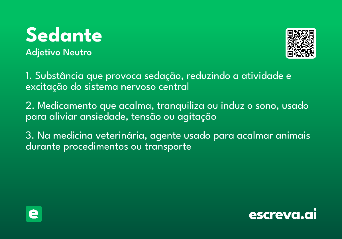 sedante