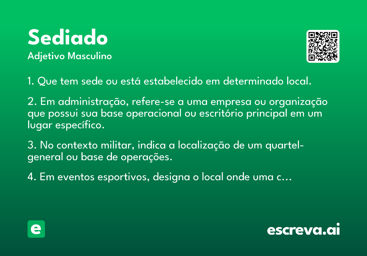 sediado
