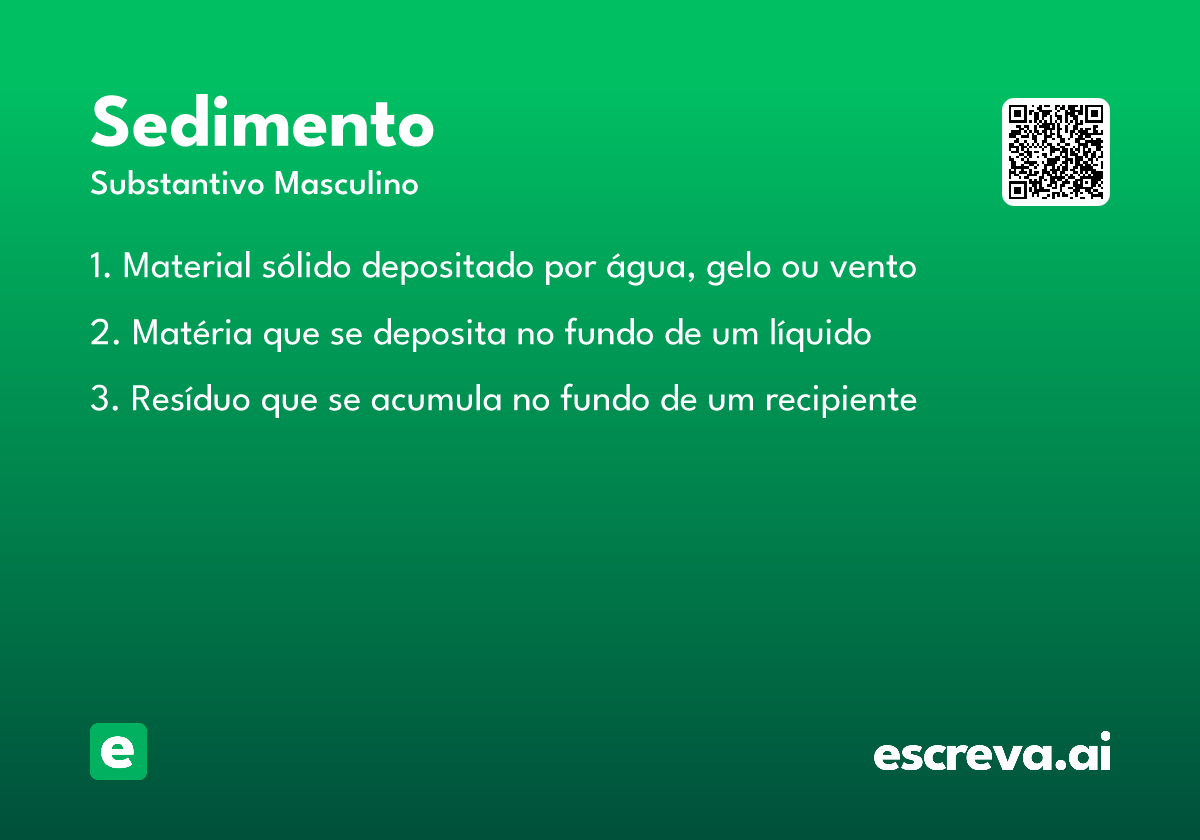sedimento