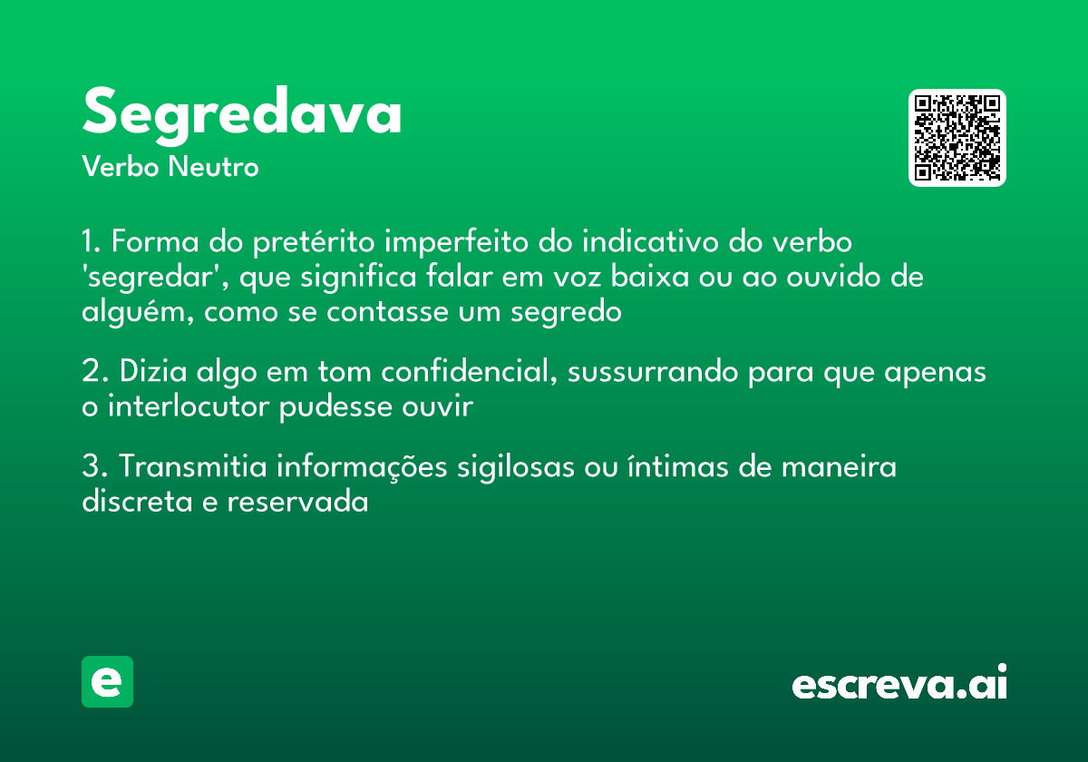 segredava
