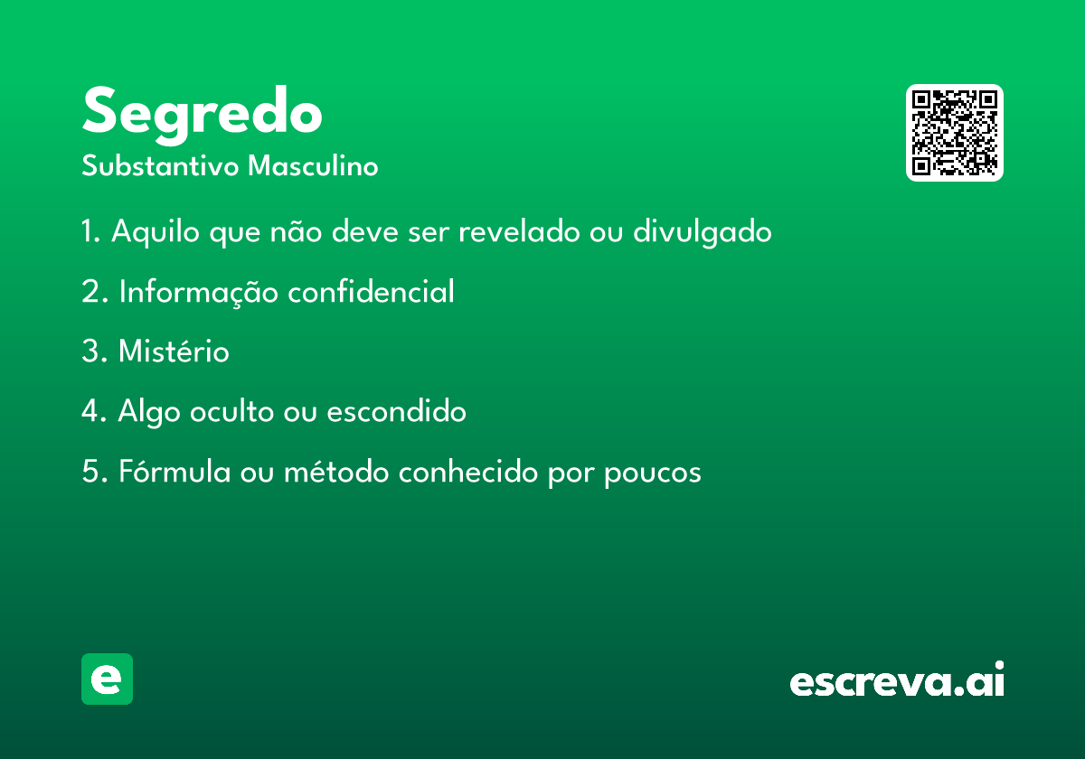 segredo