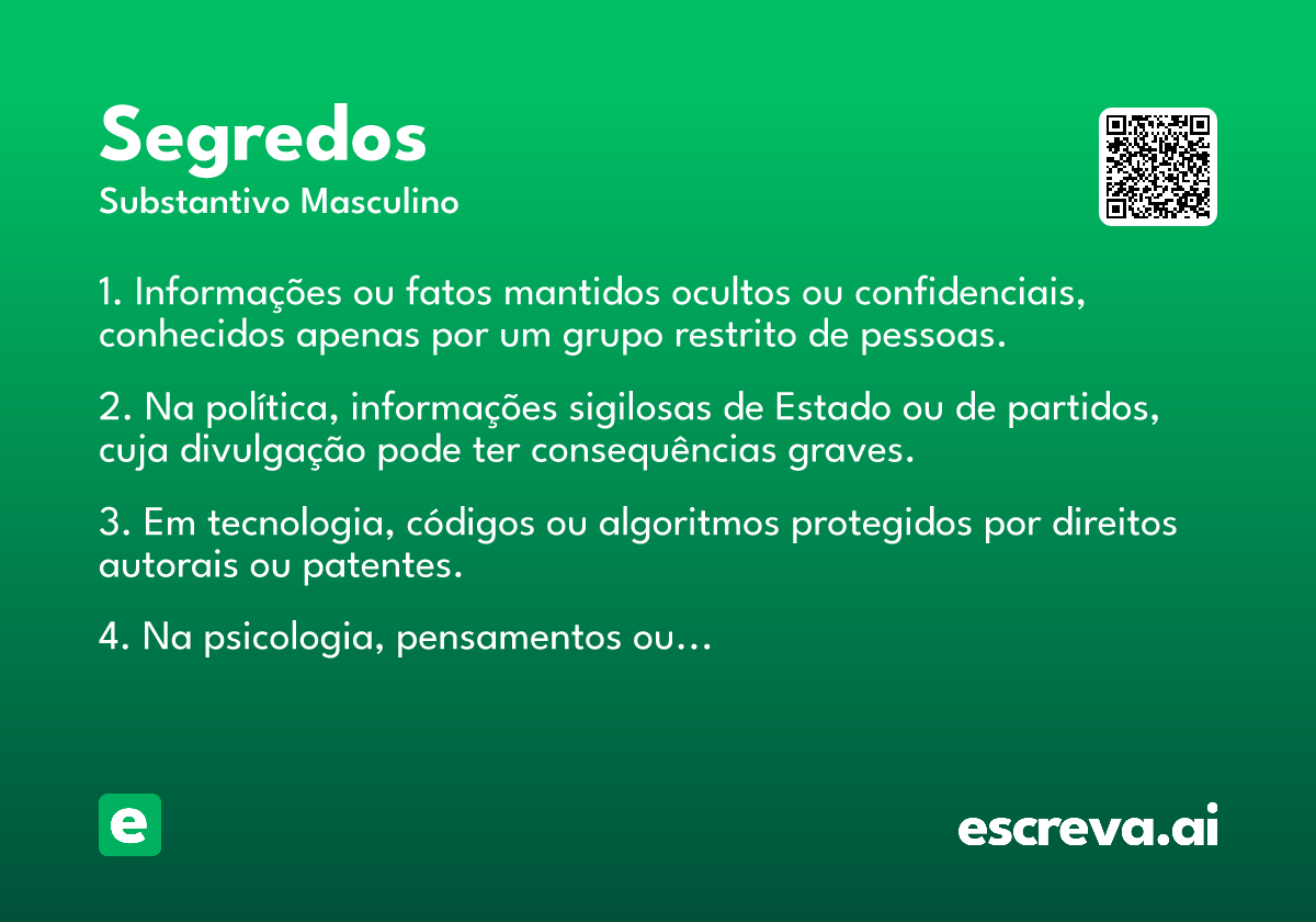 segredos