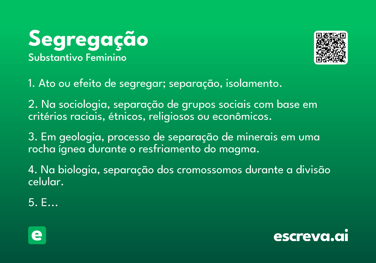 segregação