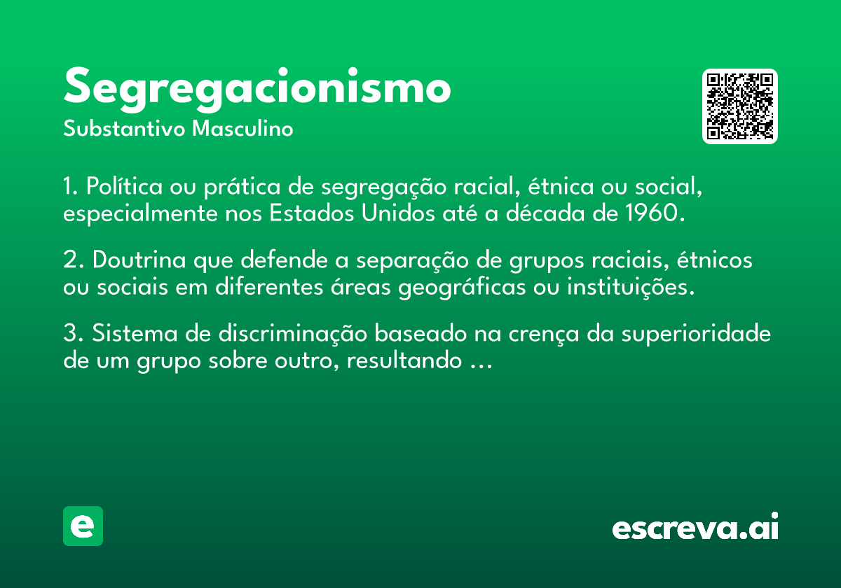 segregacionismo