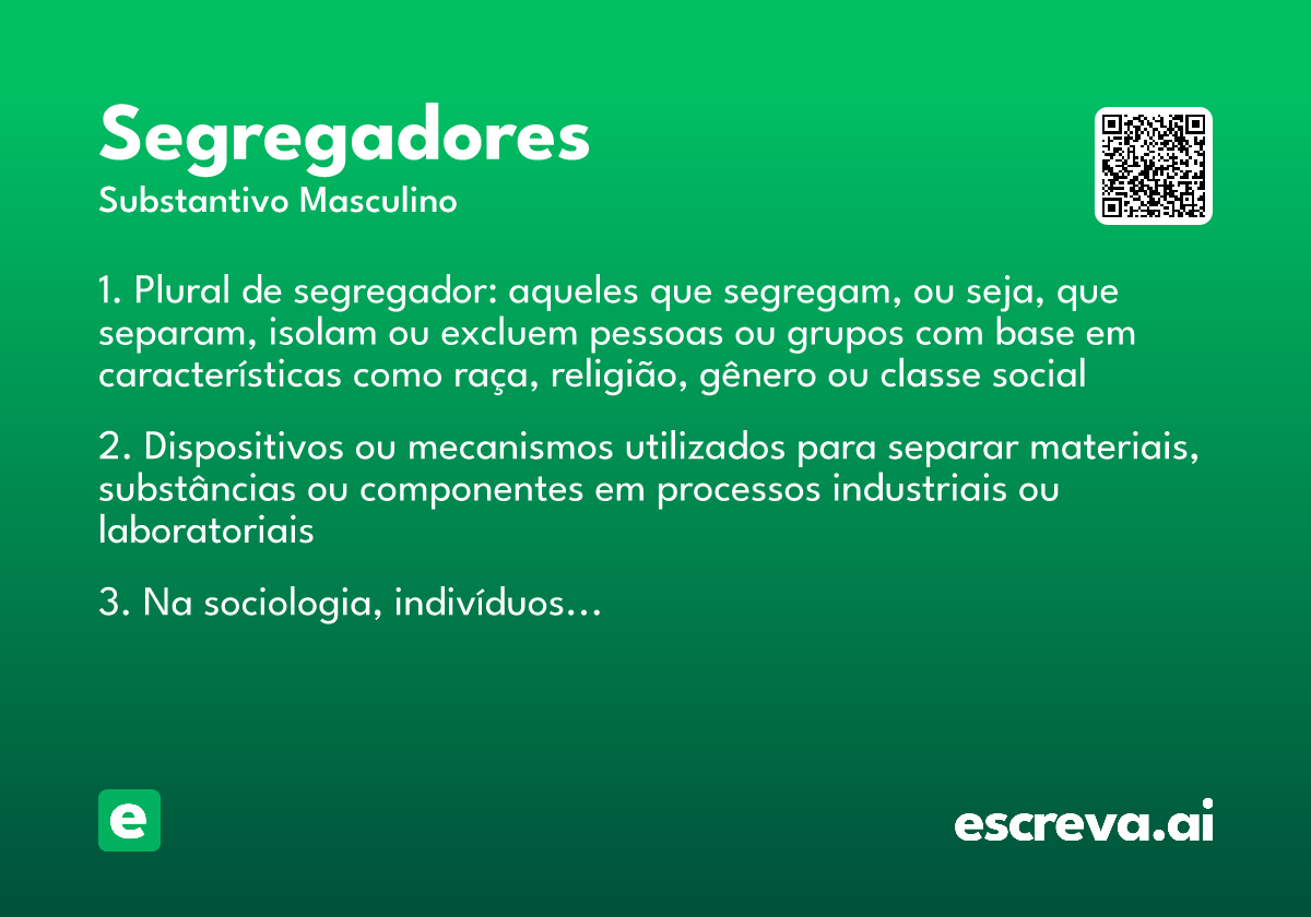 segregadores