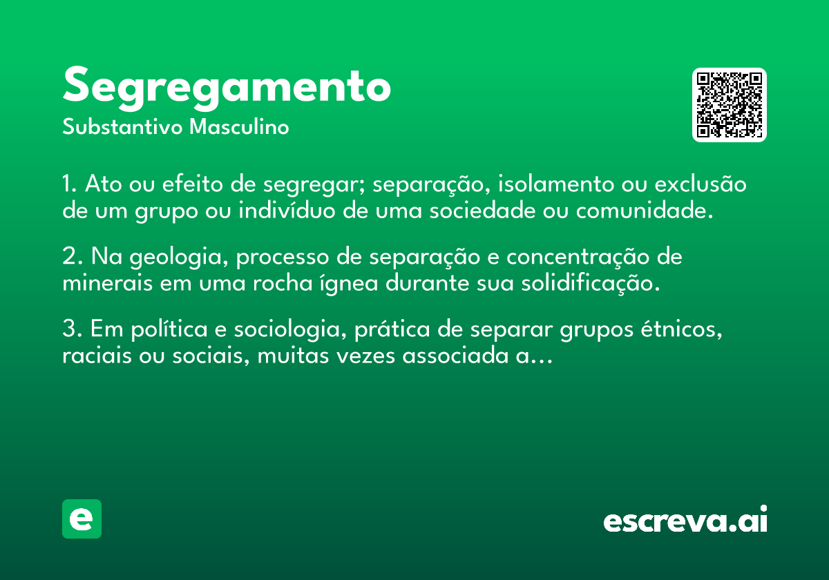 segregamento