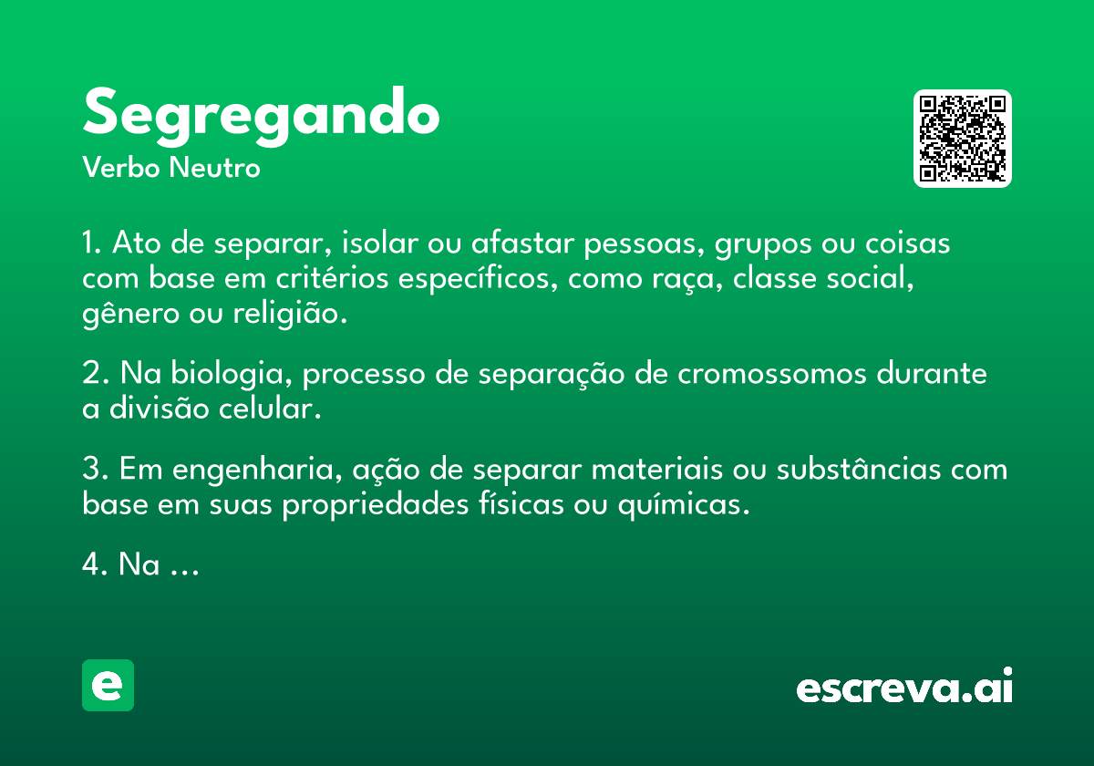 segregando