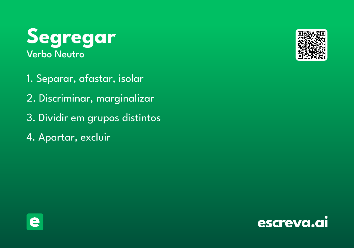 segregar