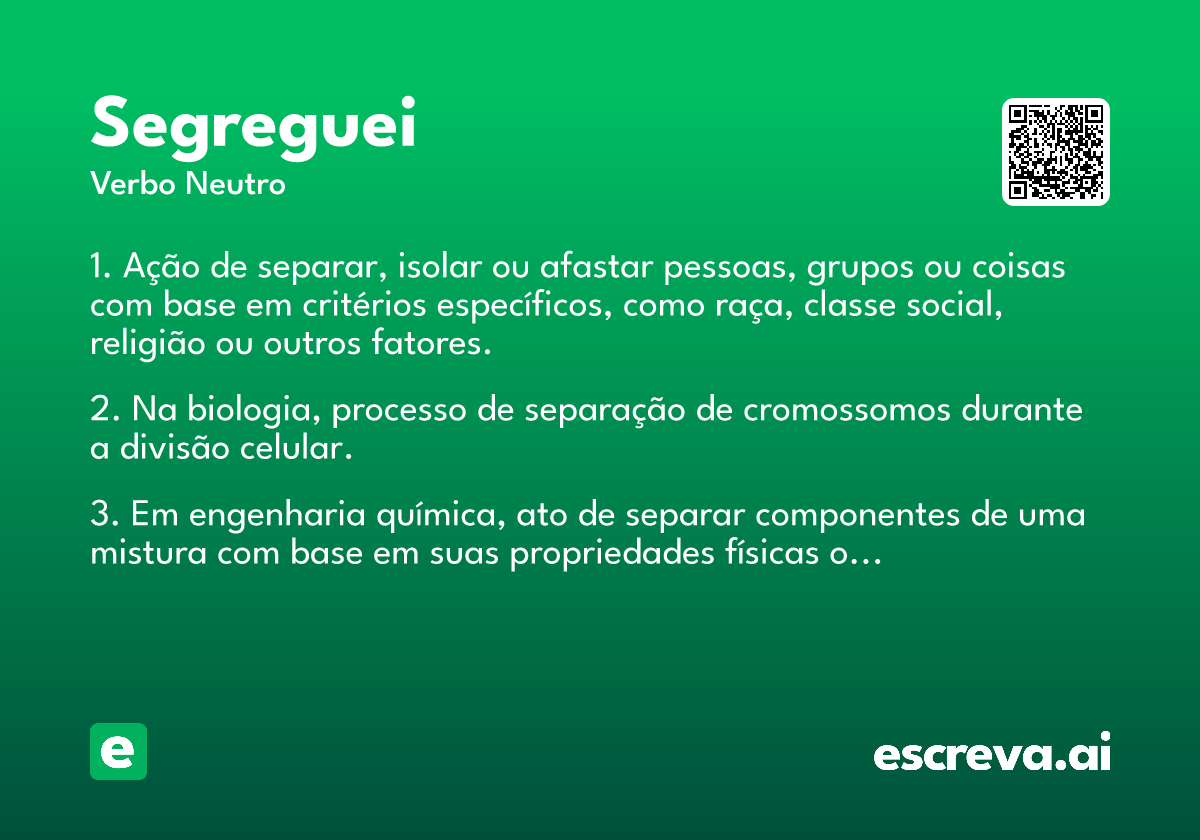 segreguei