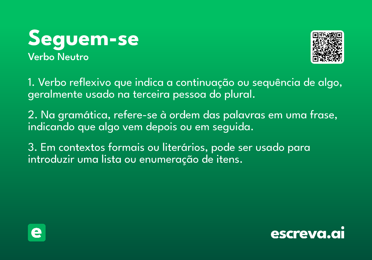 seguem-se
