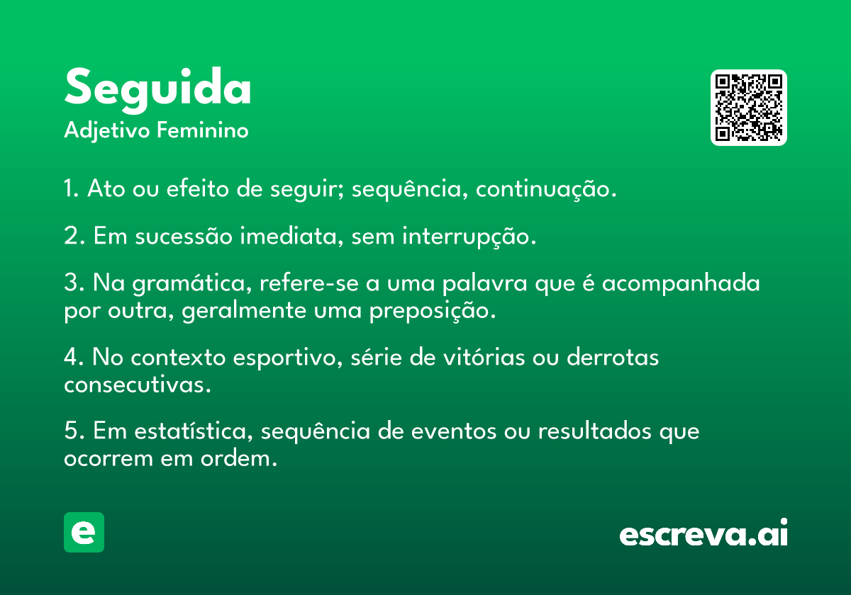 seguida