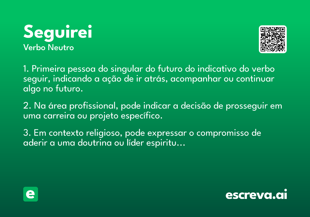 seguirei