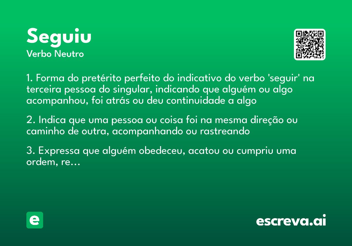 seguiu