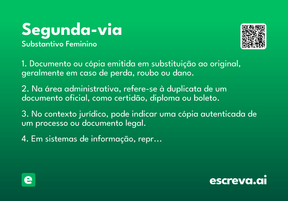 segunda-via