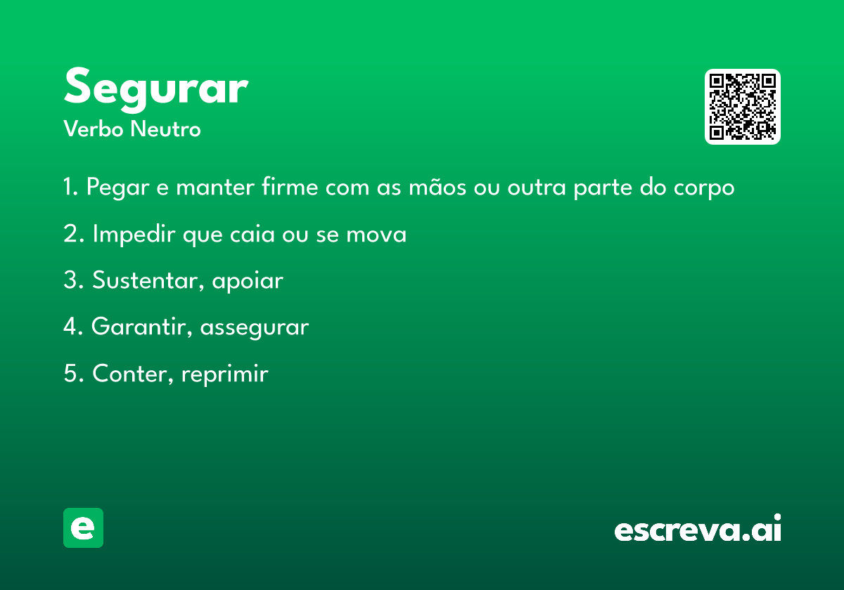 segurar