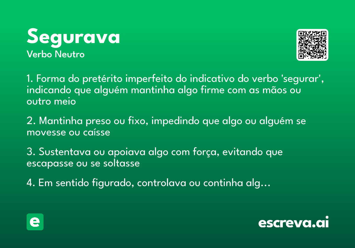 segurava