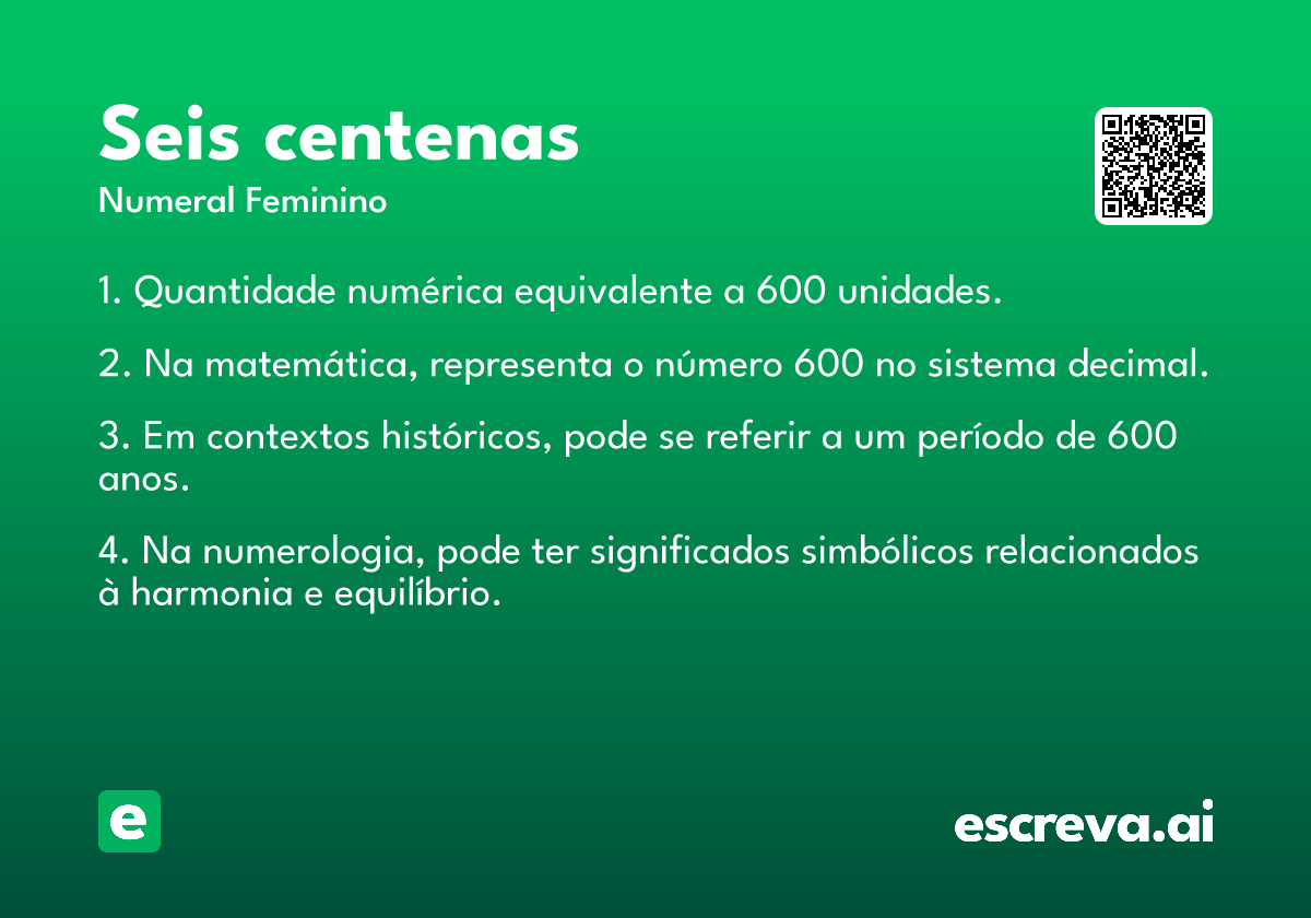 seis centenas