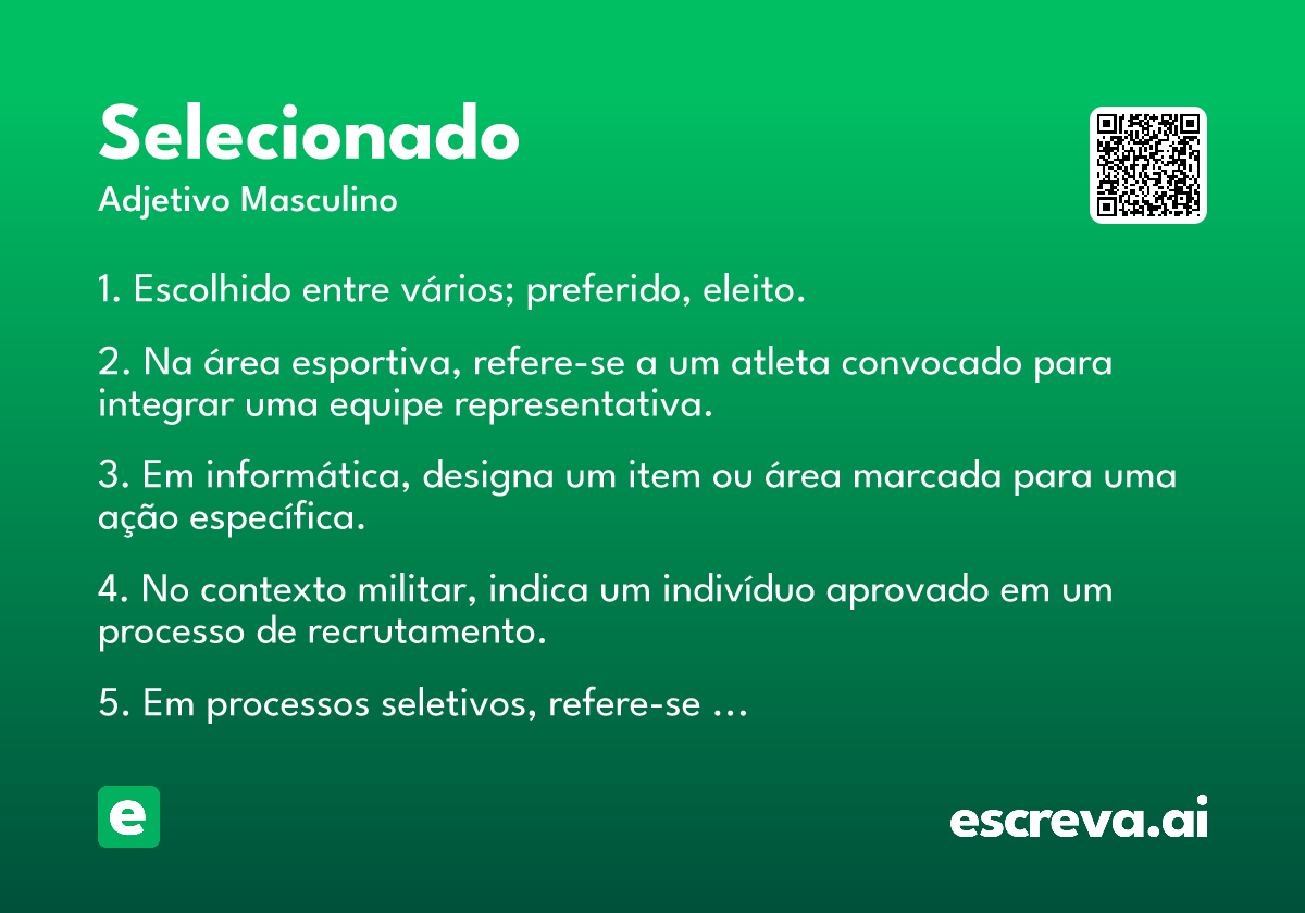 selecionado