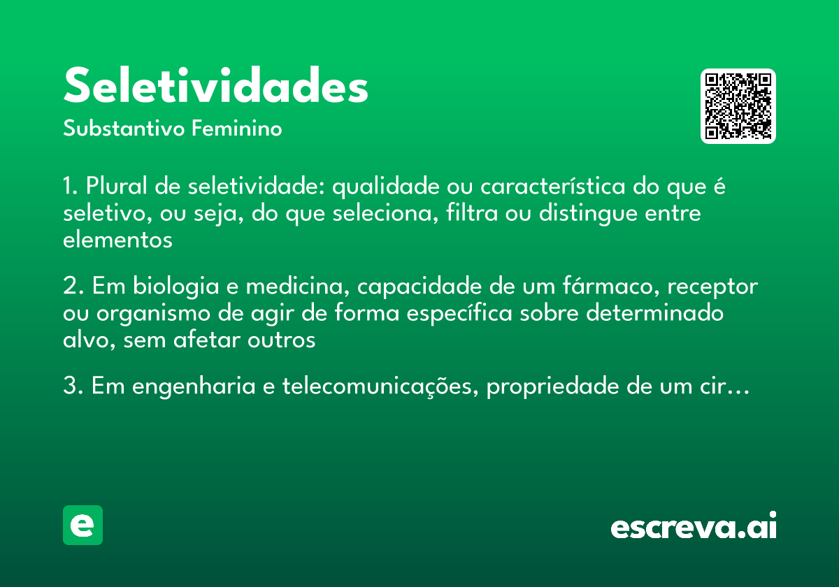 seletividades