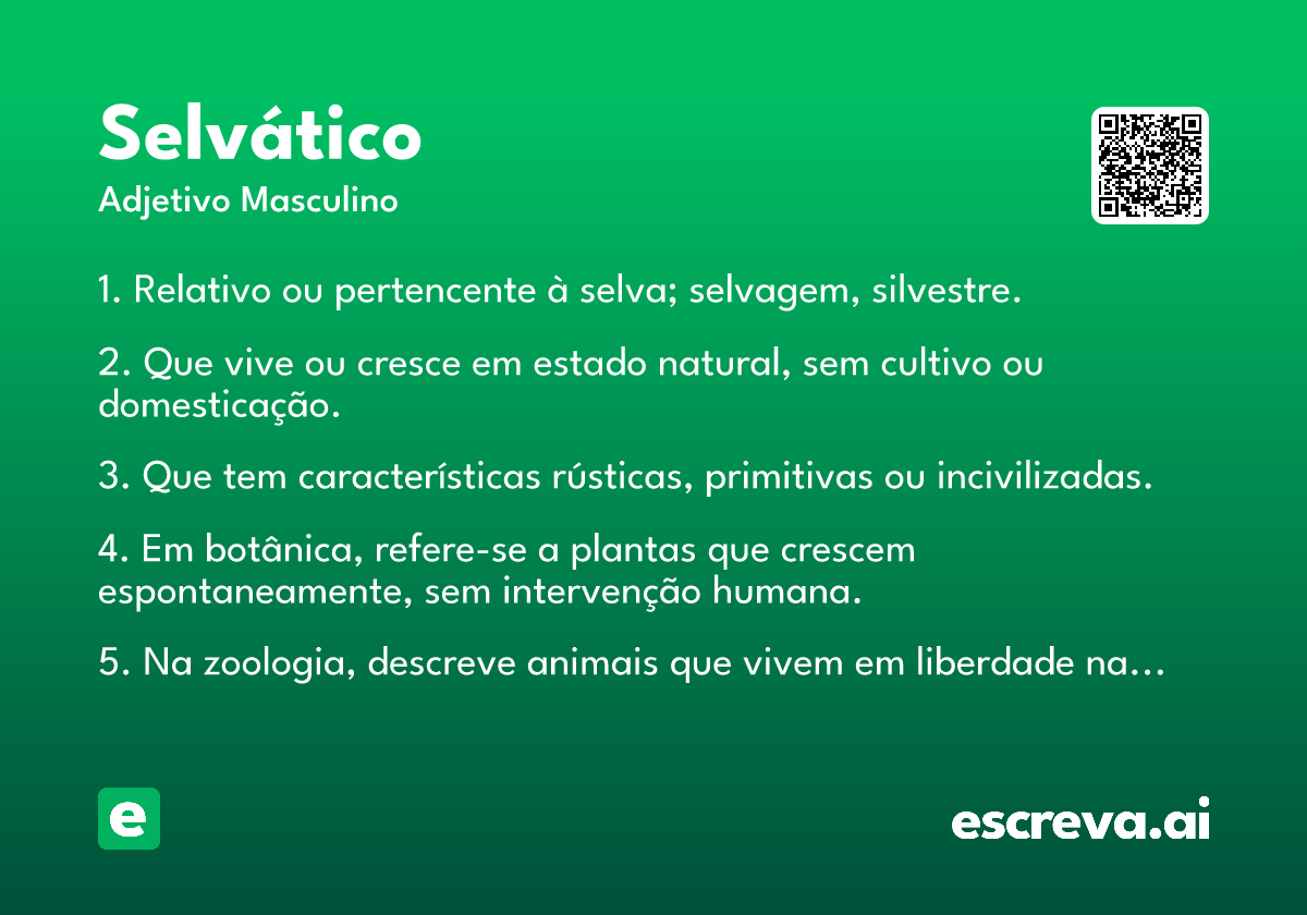 selvático