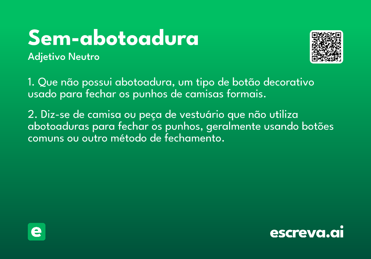 sem-abotoadura