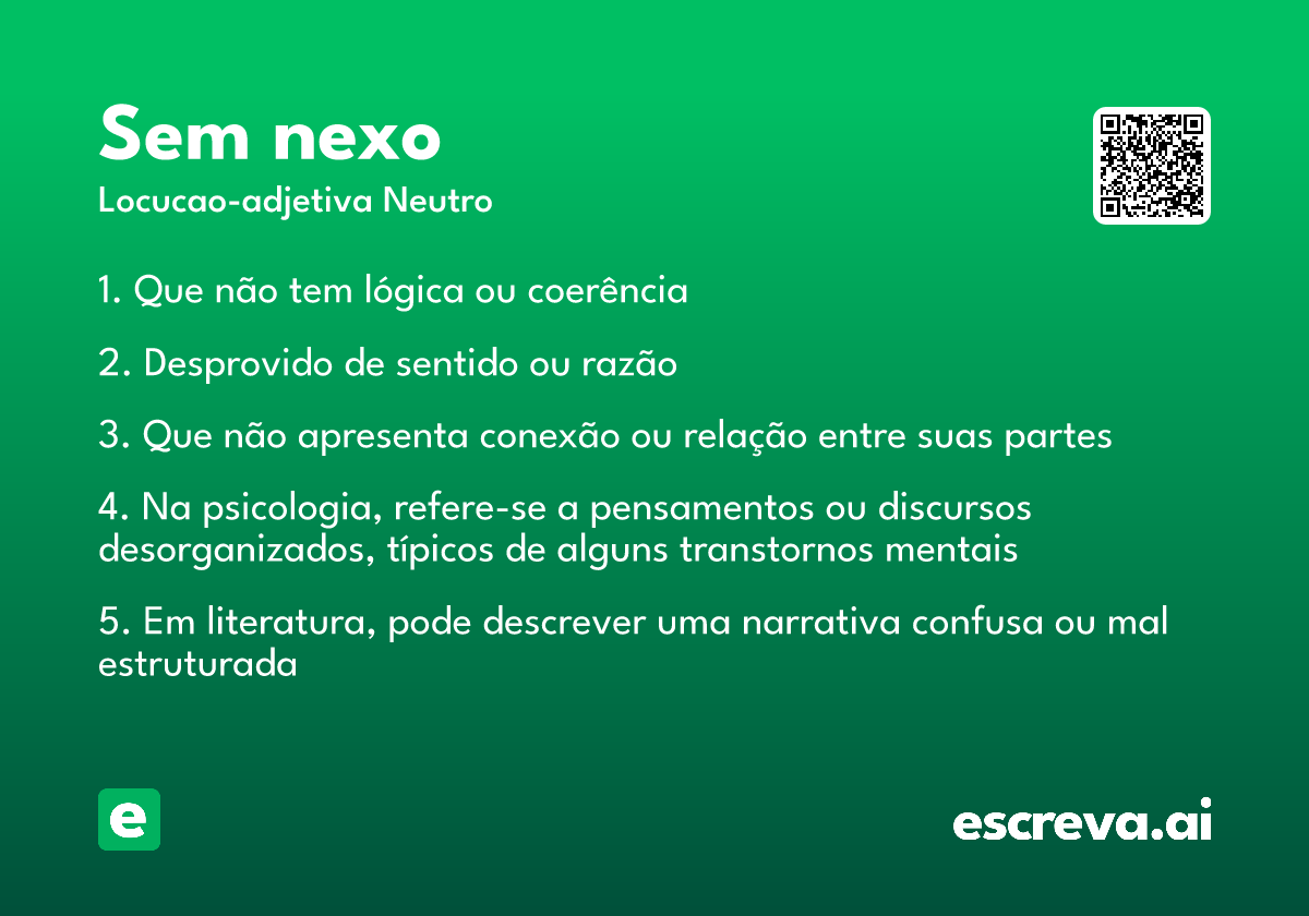 sem nexo