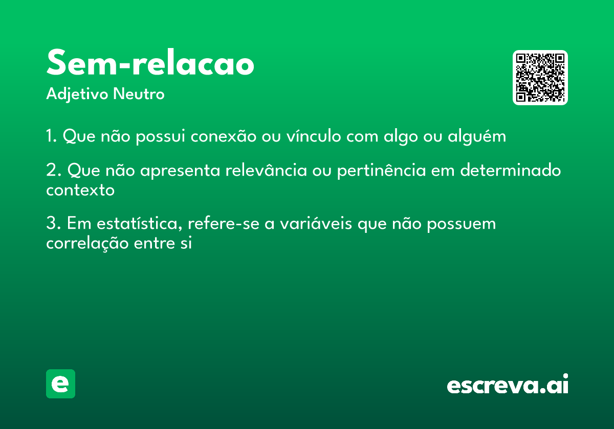 sem-relacao