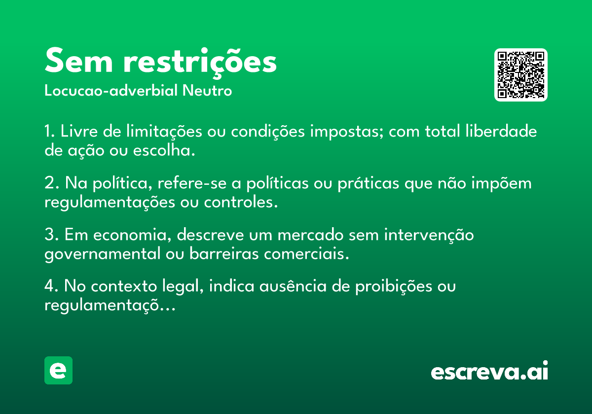 sem restrições