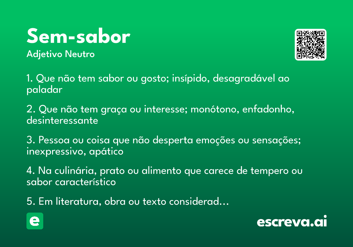 sem-sabor