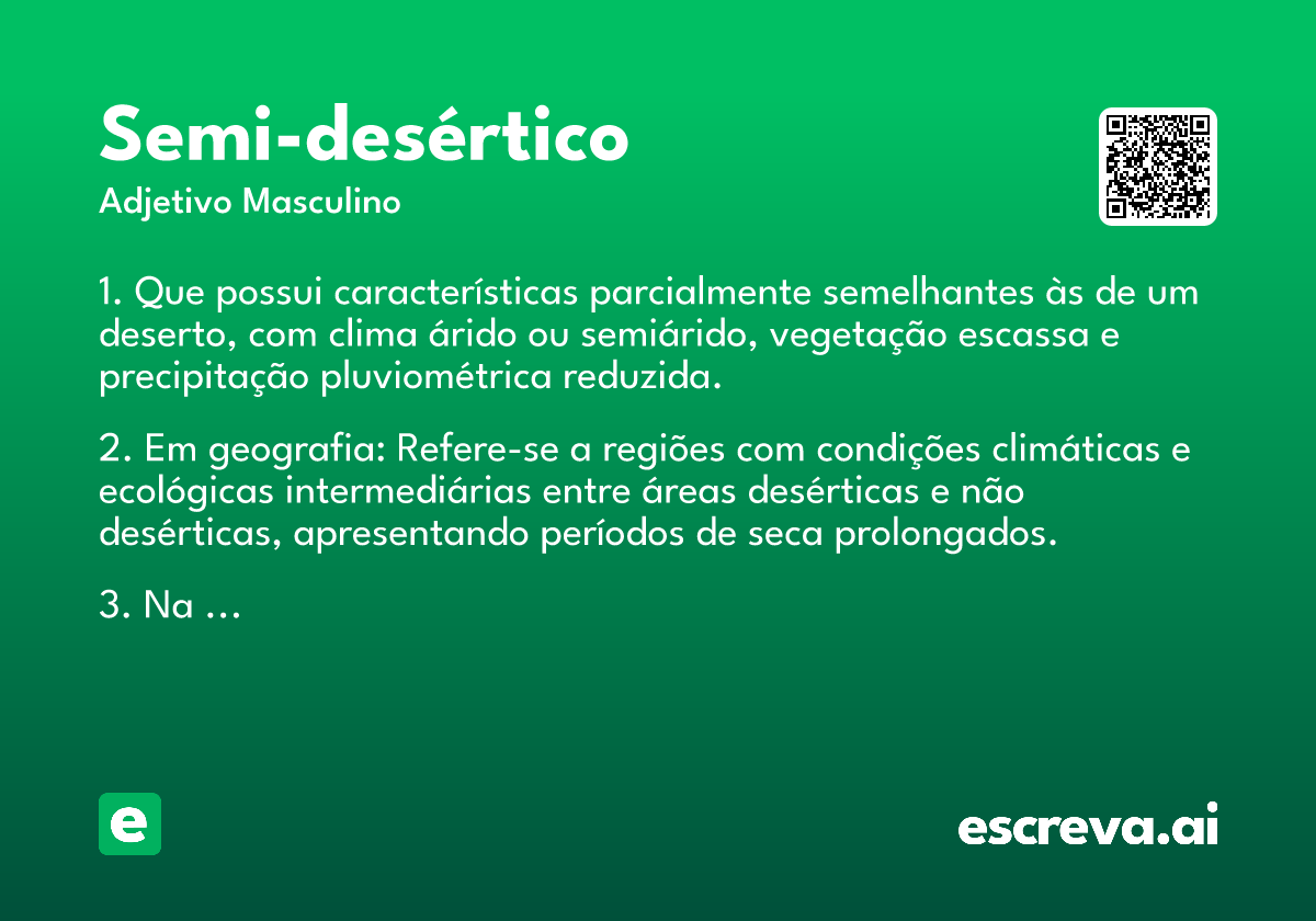 semi-desértico