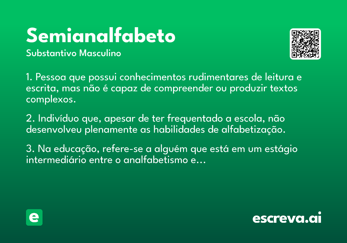 semianalfabeto