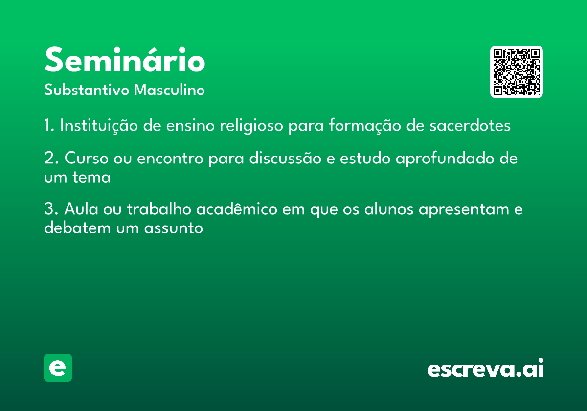 seminário