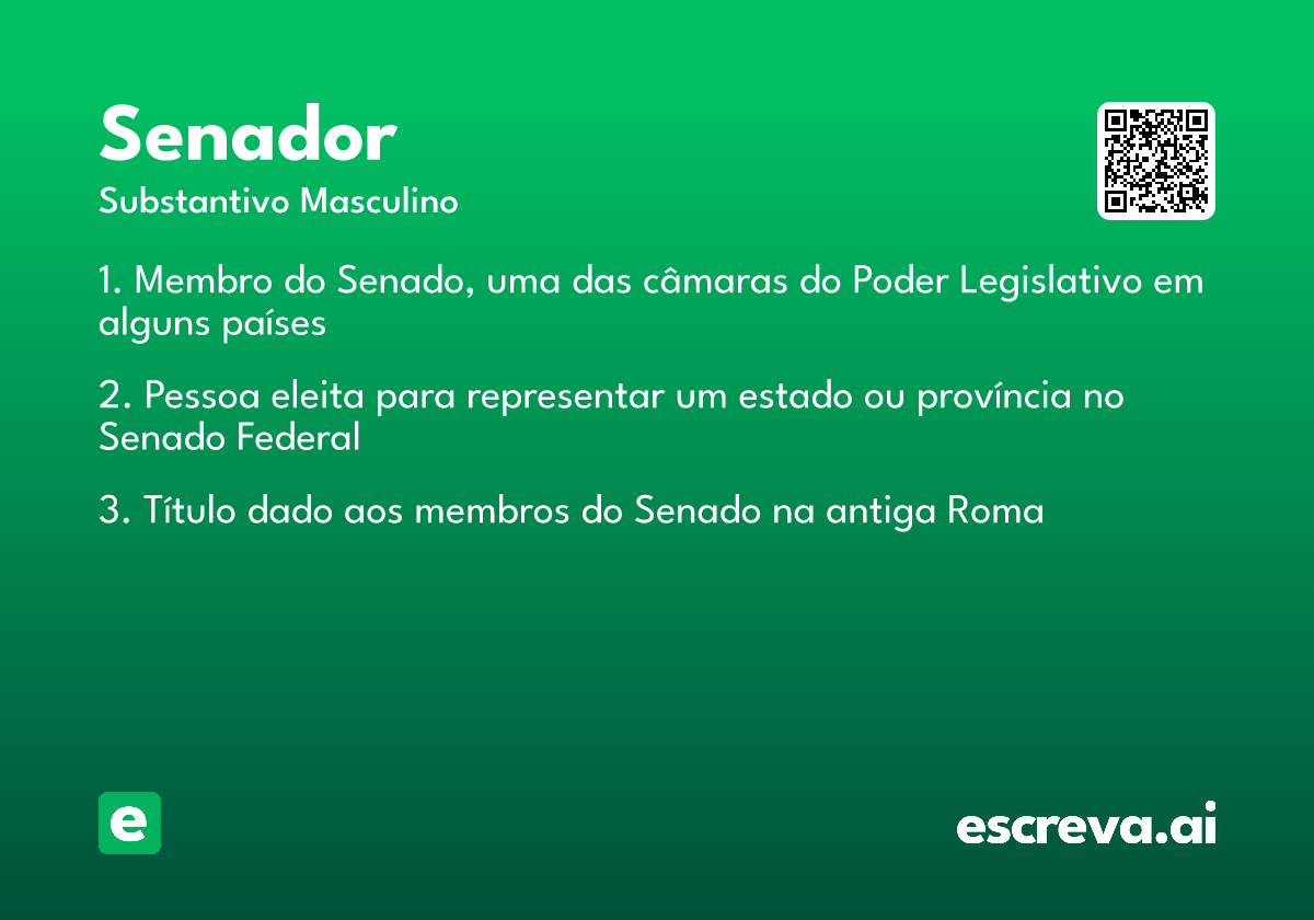 senador
