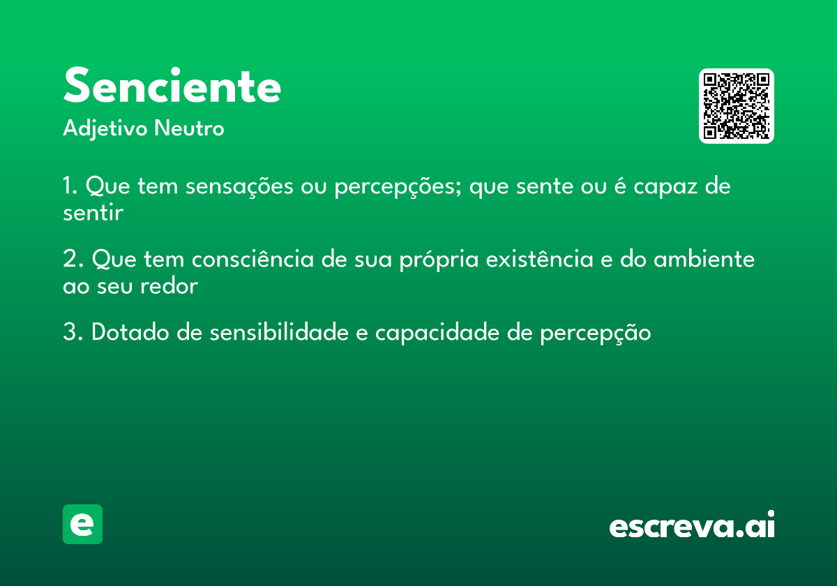 senciente
