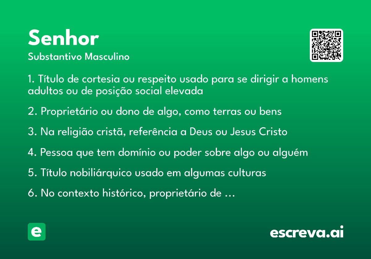 senhor