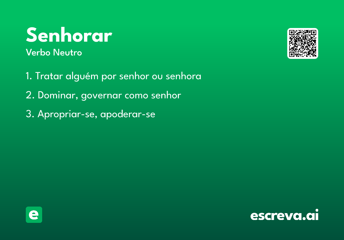 senhorar