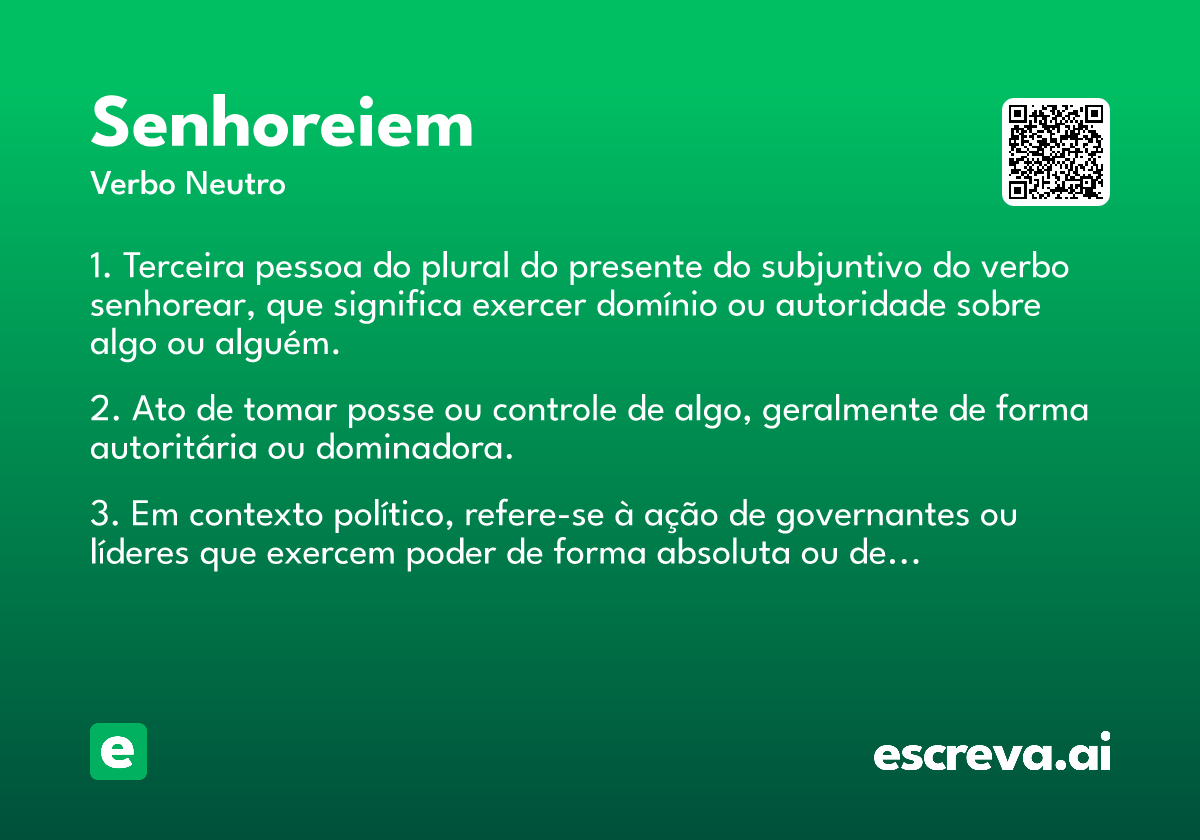 senhoreiem