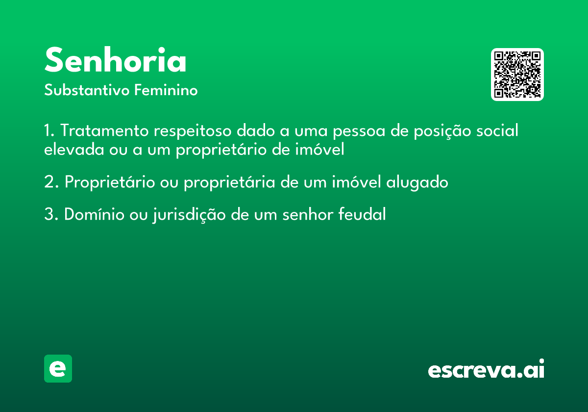 senhoria